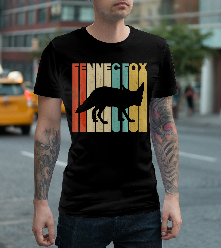 Fennec Fox Vintage Retro T-Shirt