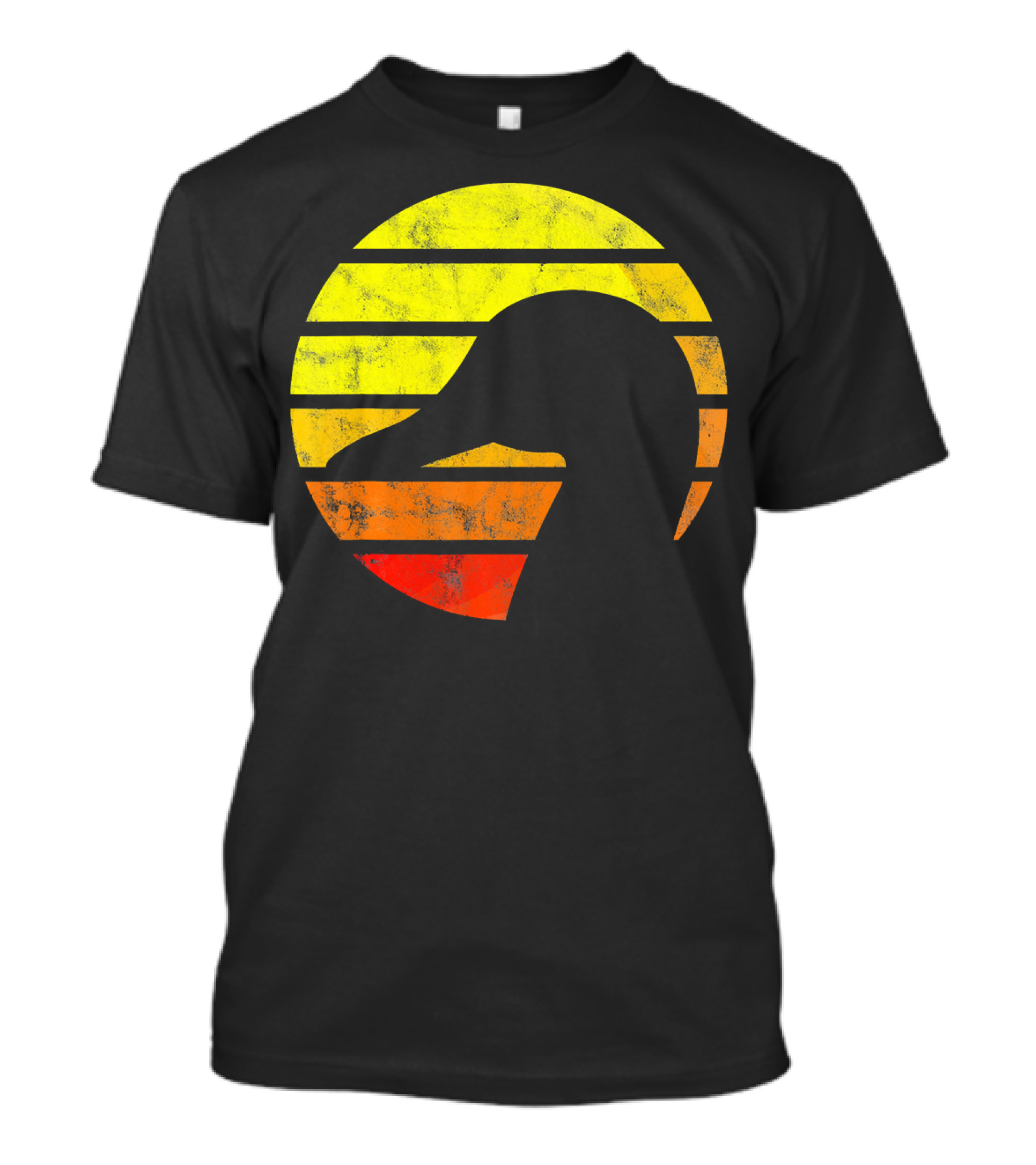Vintage Eighties Sun And Goose Silhouette Love T-Shirt