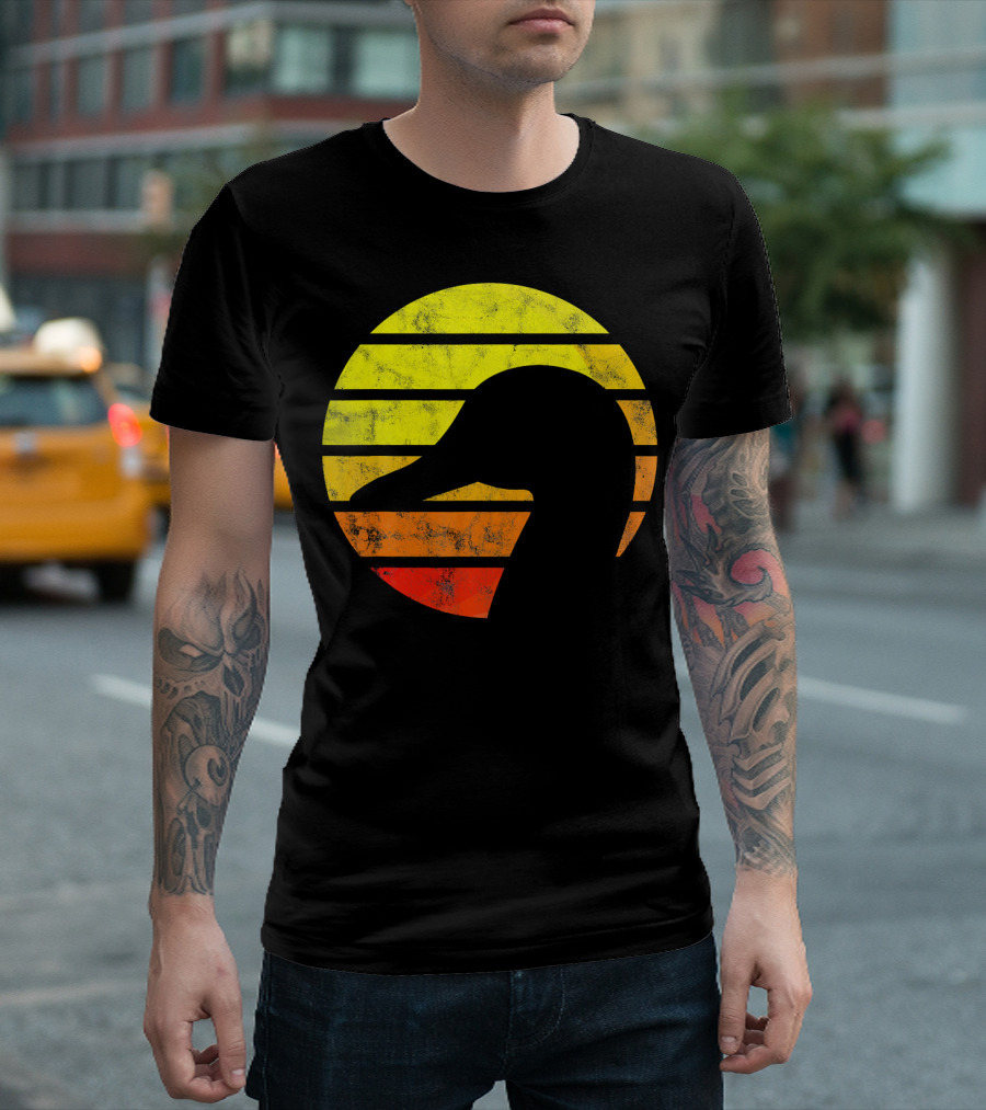 Vintage Eighties Sun And Goose Silhouette Love T-Shirt