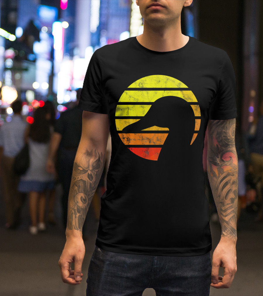 Vintage Eighties Sun And Goose Silhouette Love T-Shirt