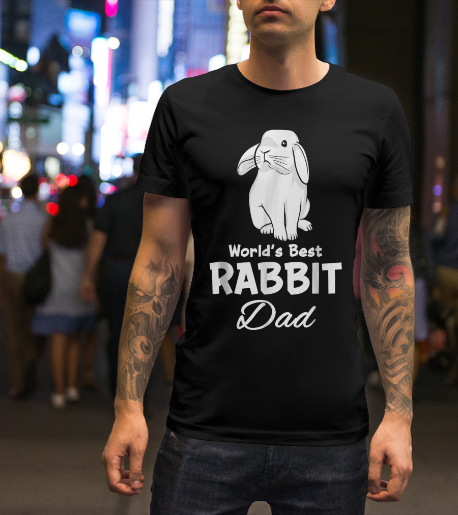World's Best Rabbit Dad T-Shirt