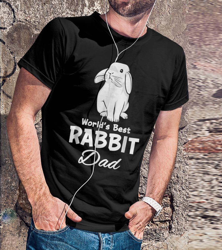 World's Best Rabbit Dad T-Shirt