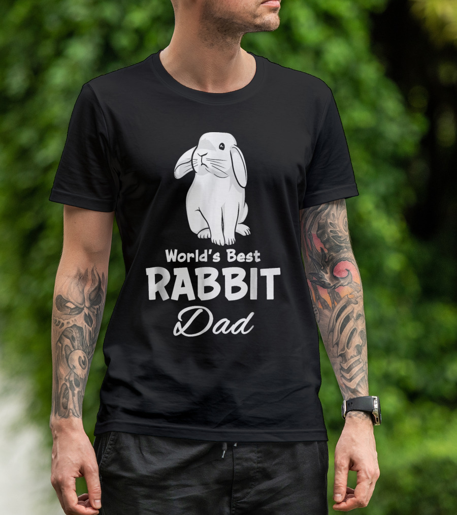 World's Best Rabbit Dad T-Shirt