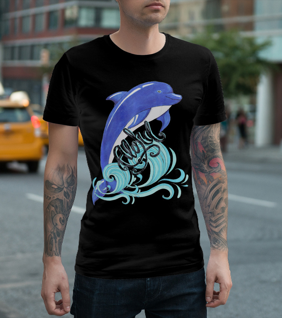 Aloha Dolphin Summer Beach Vacation T-Shirt