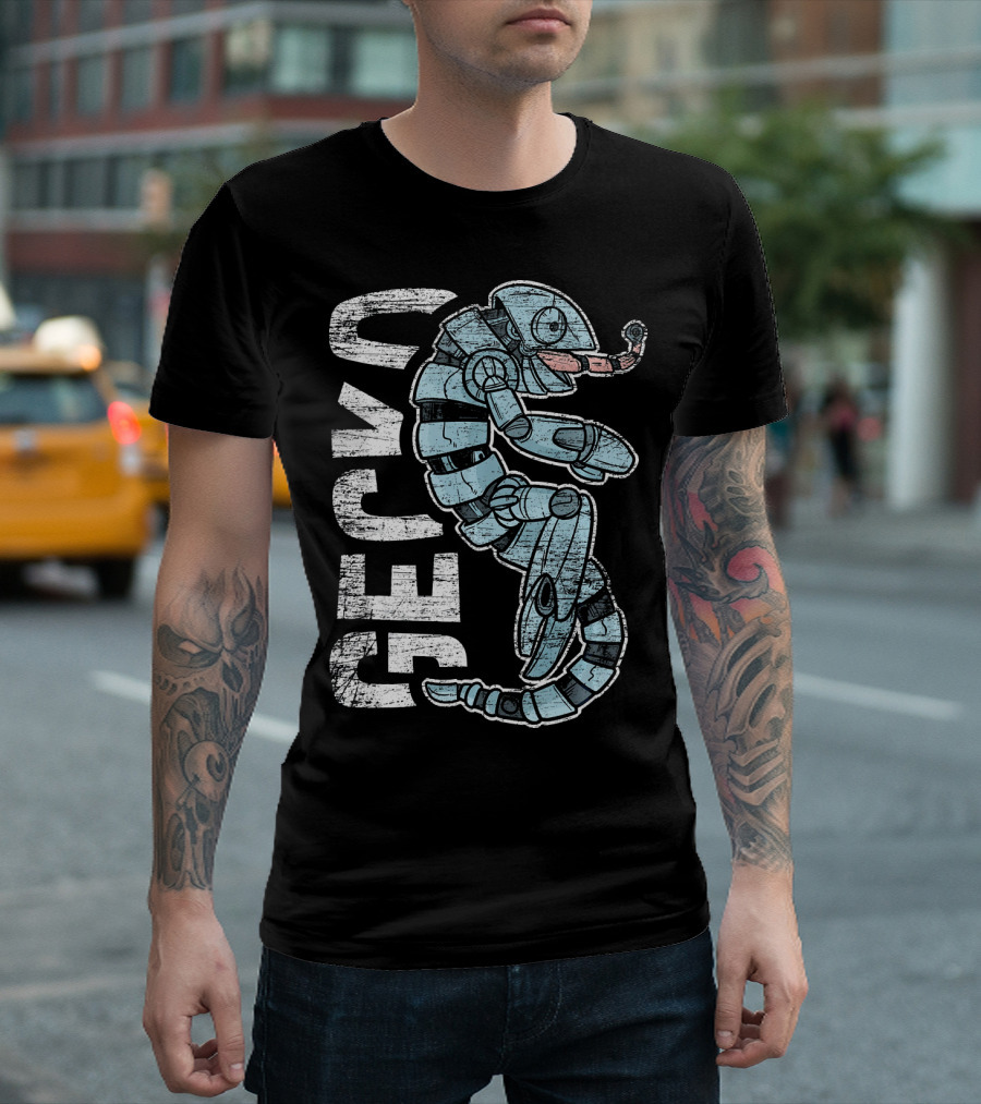 Cool Robo Gecko Techno Reptile T-Shirt