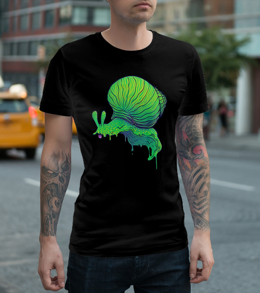 A Sloppy Snail Neon Drip T-Shirt