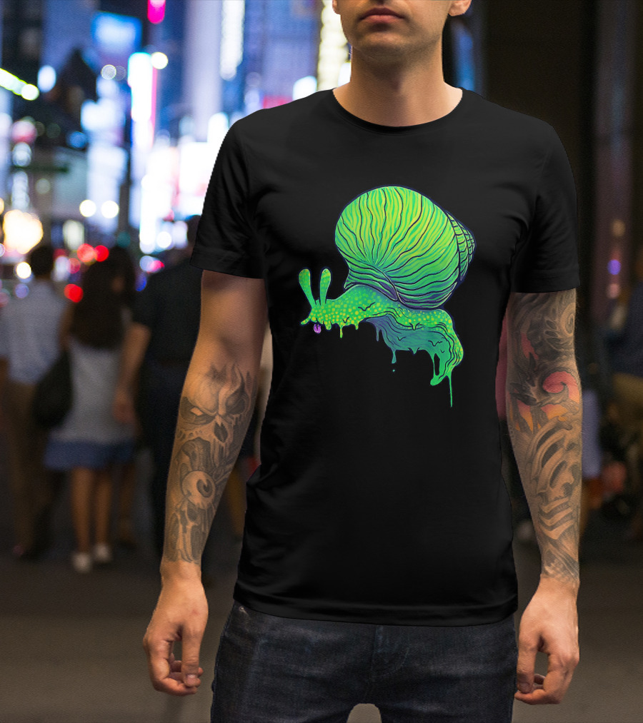 A Sloppy Snail Neon Drip T-Shirt