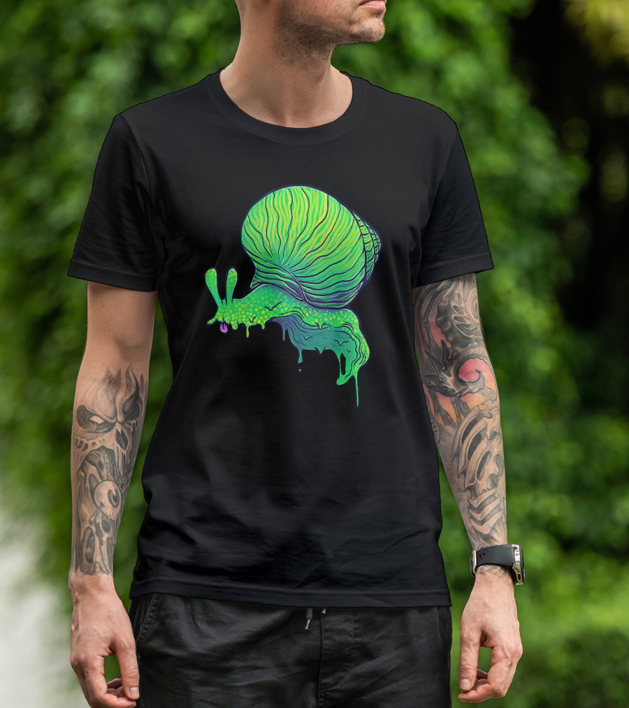 A Sloppy Snail Neon Drip T-Shirt