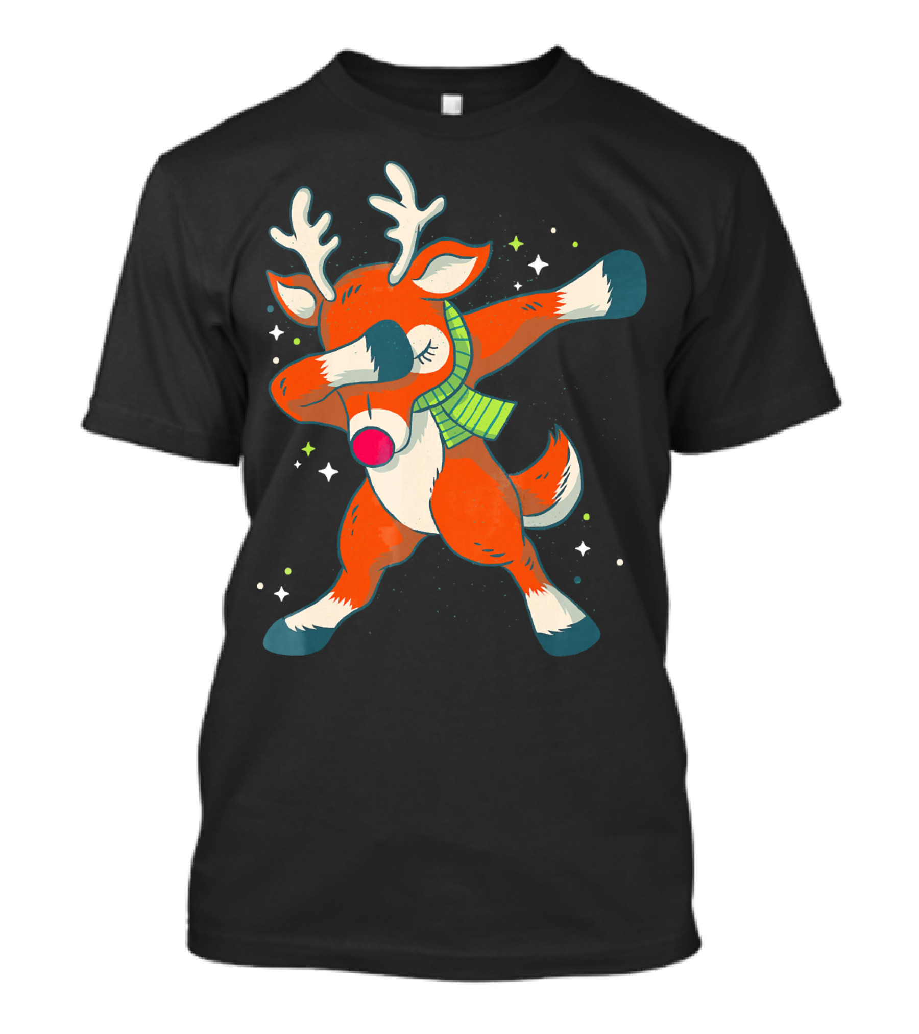 Merry Christmas Dabbing Reindeer Dab Dance T-Shirt