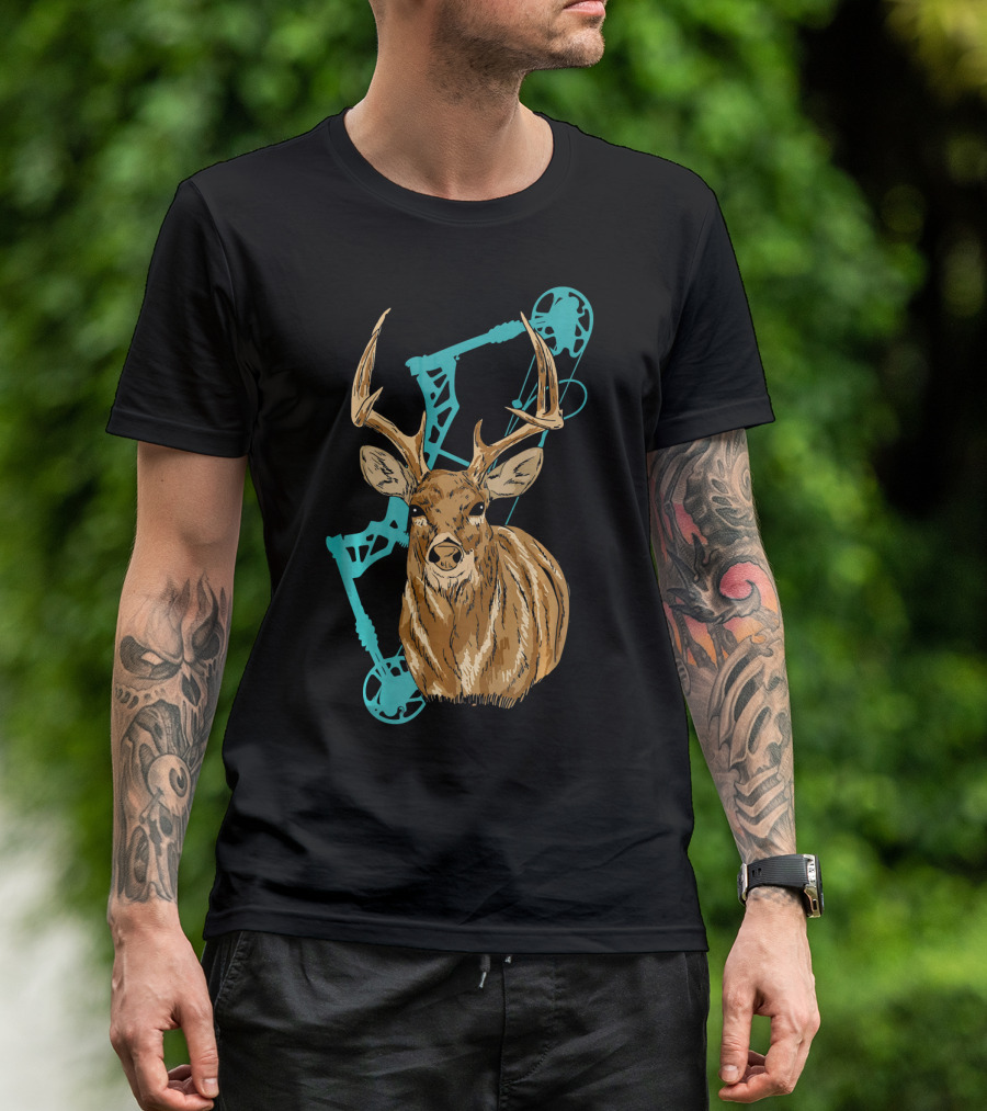 Deer Hunting Bow Hunter Archery Compound Bow T-Shirt