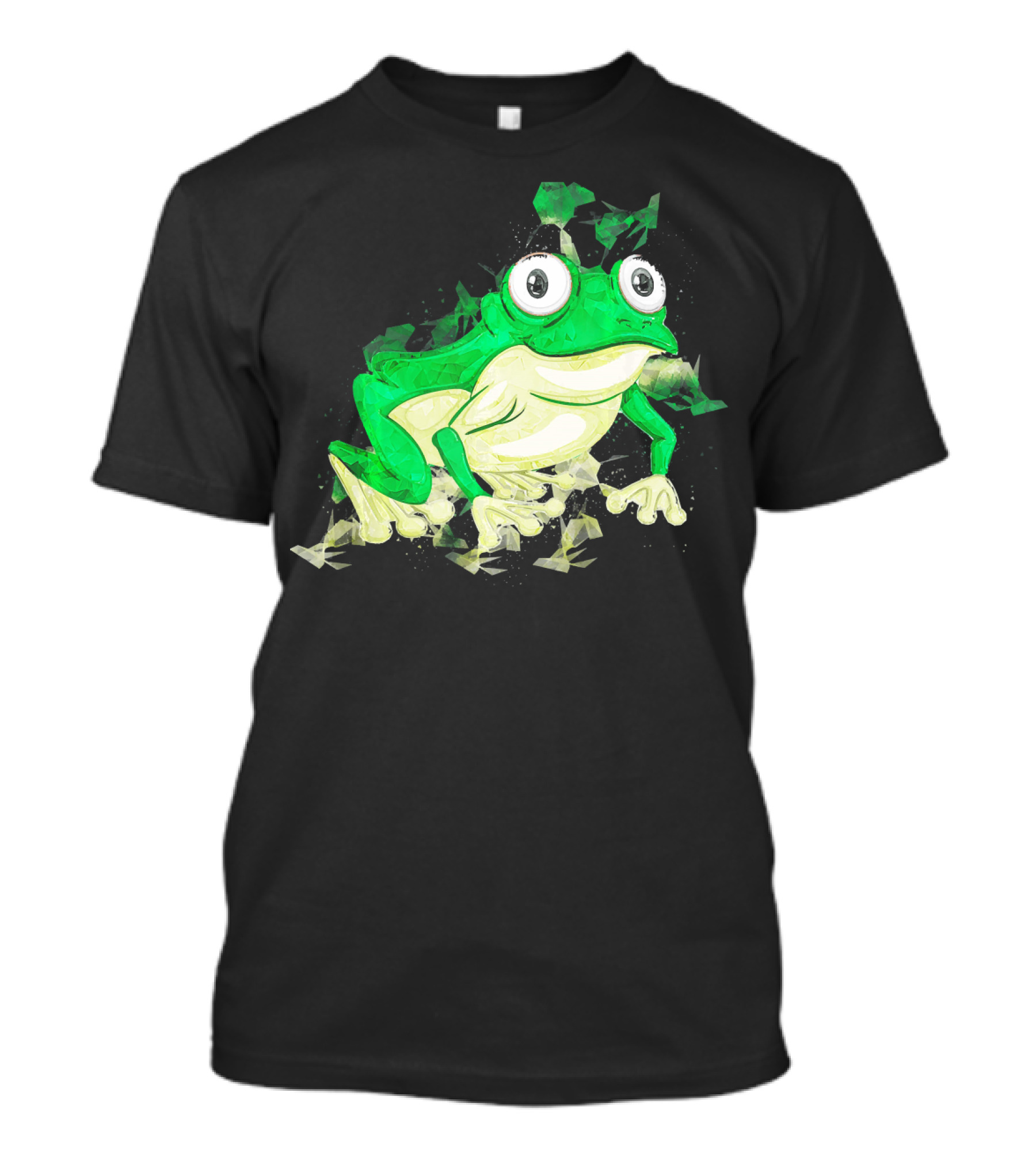 Green Frog Lover Colorful Animal T-Shirt