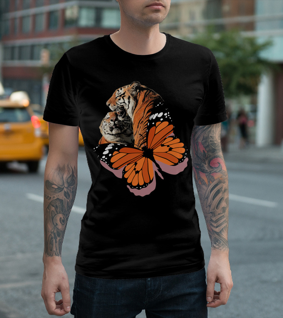 Arthur Andre Tiger Butterfly Monarch T-Shirt