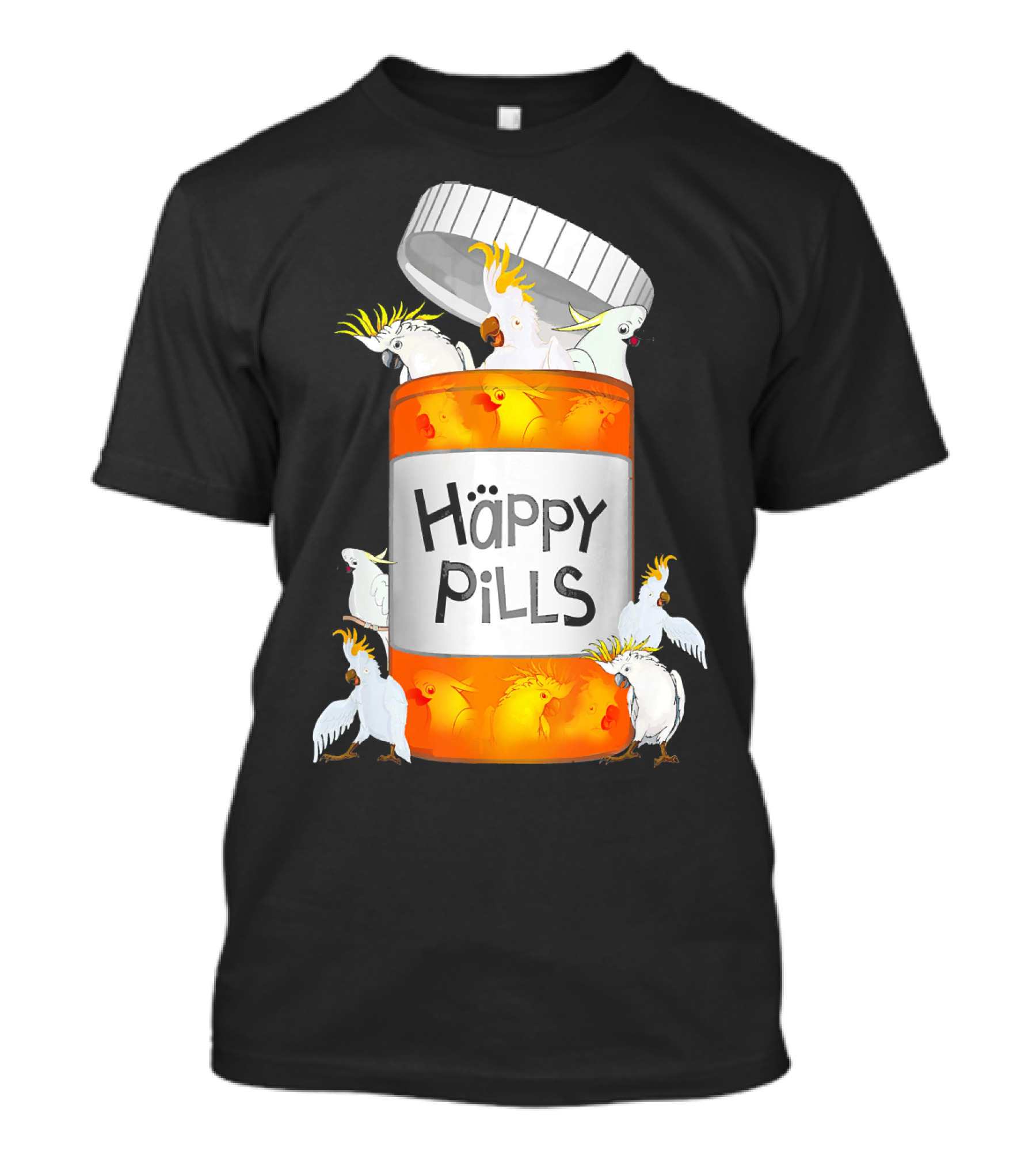 Happy Pills Cockatoo T-Shirt