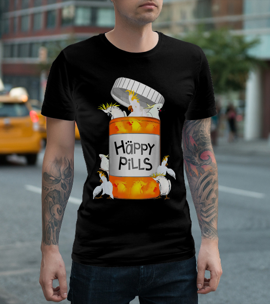 Happy Pills Cockatoo T-Shirt