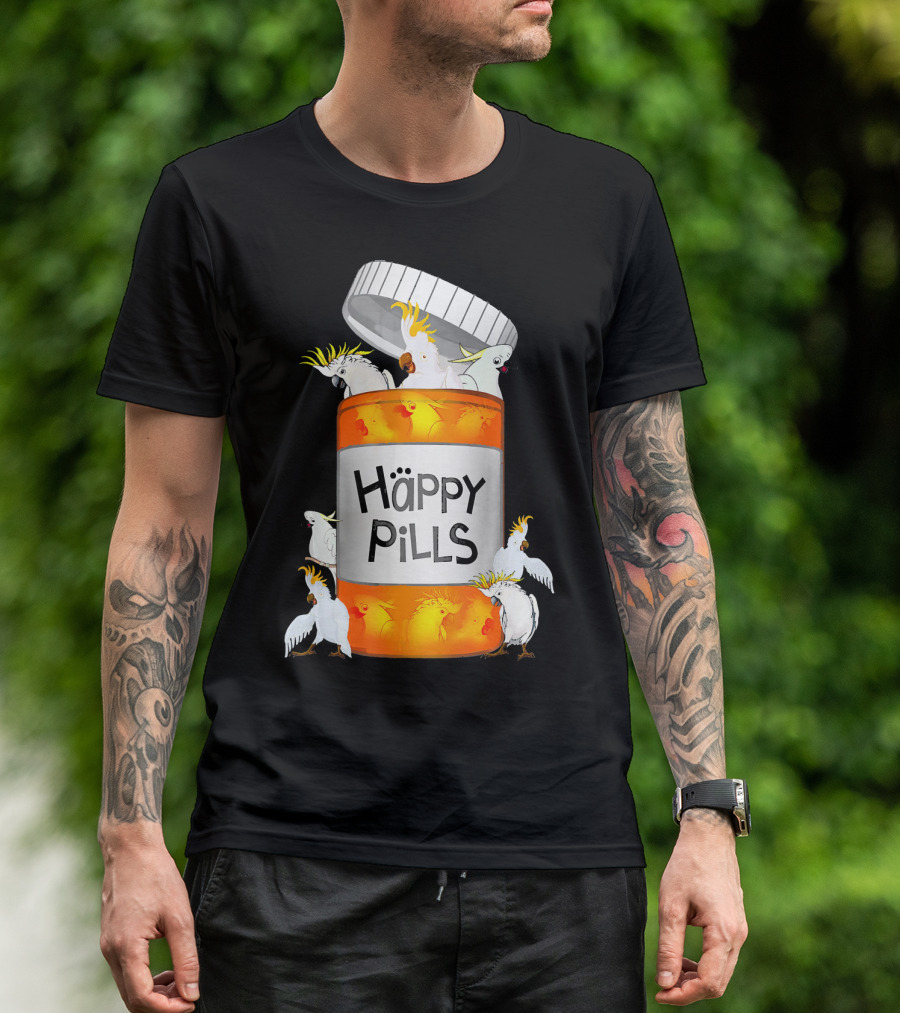 Happy Pills Cockatoo T-Shirt