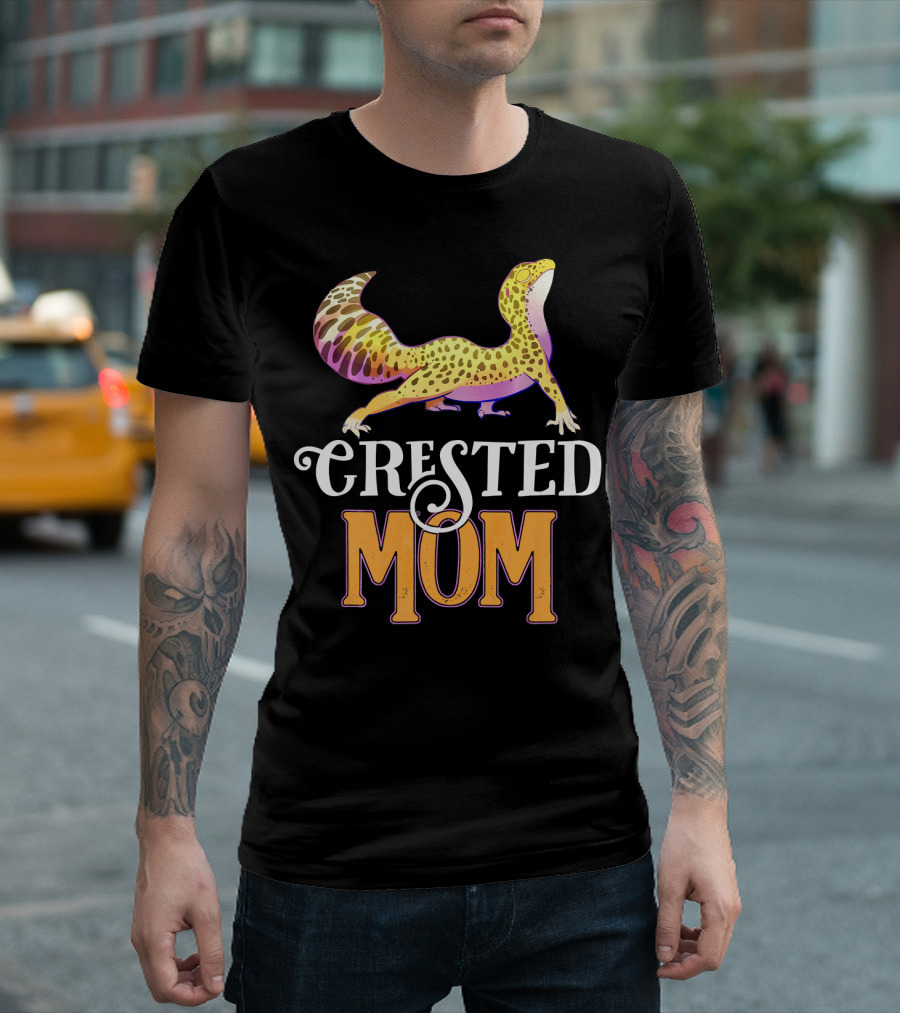 Crested Gecko Mom Gecko Lover Cute Cre T-Shirt