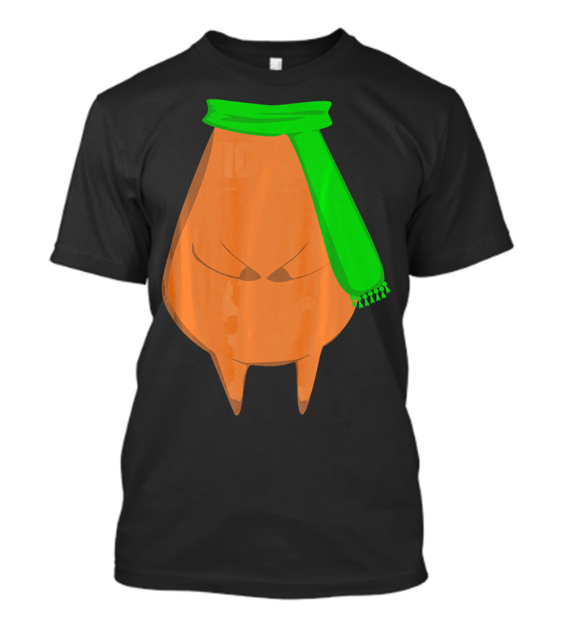 Cute Deer Wrapped In Bright Green Scarf T-Shirt