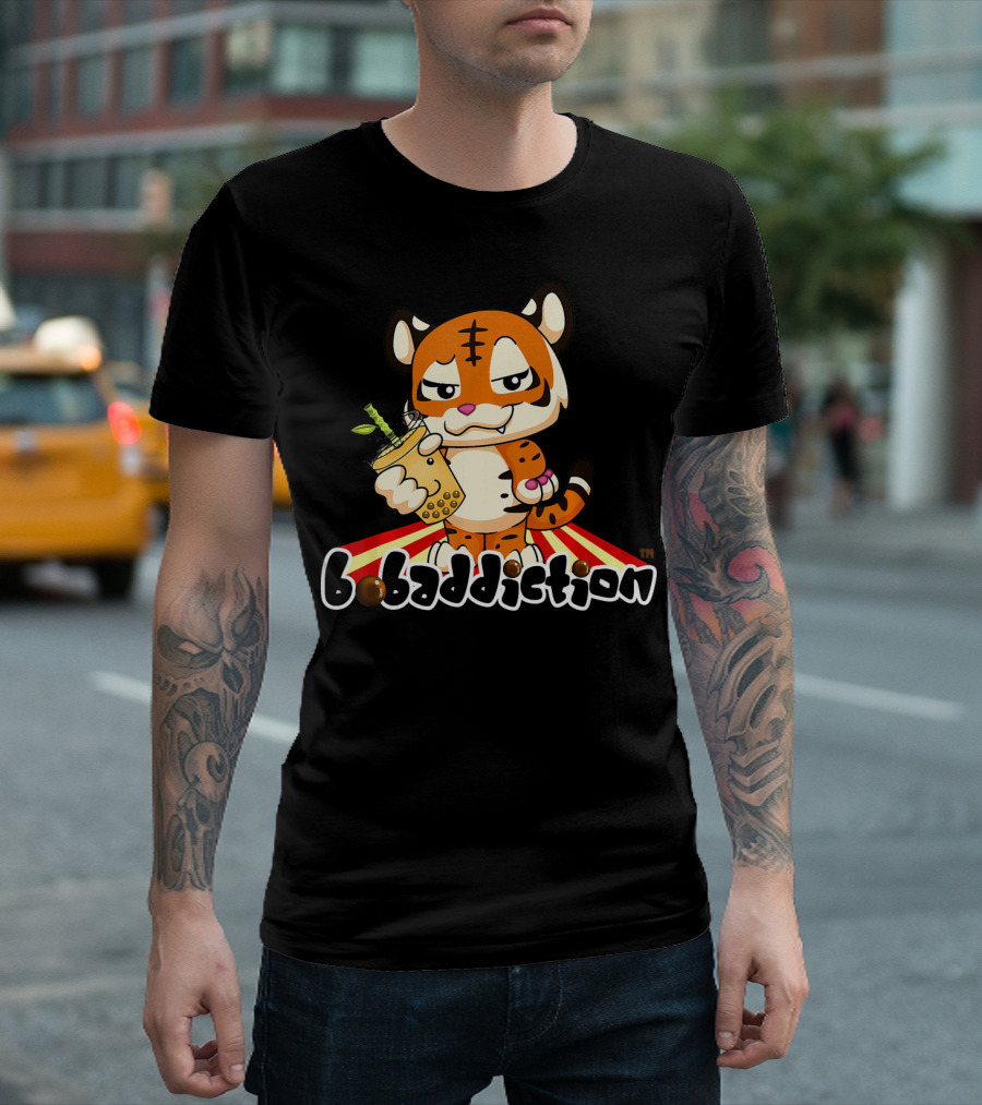 Boba Bubble Tea Year of the Tiger Bobaddiction T-Shirt