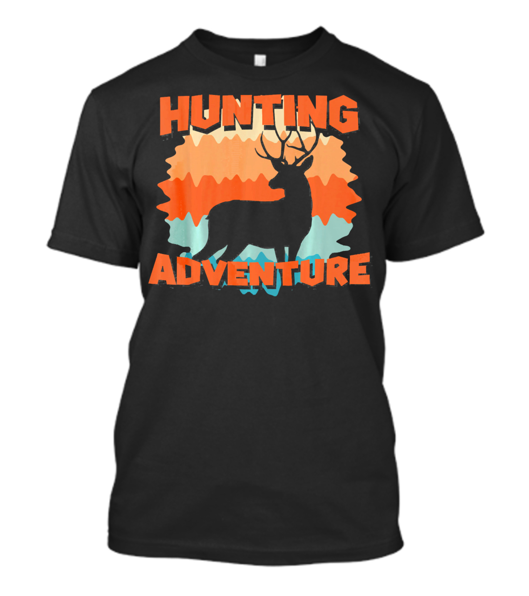 Hunting Adventure Forest Deer Hunter T-Shirt