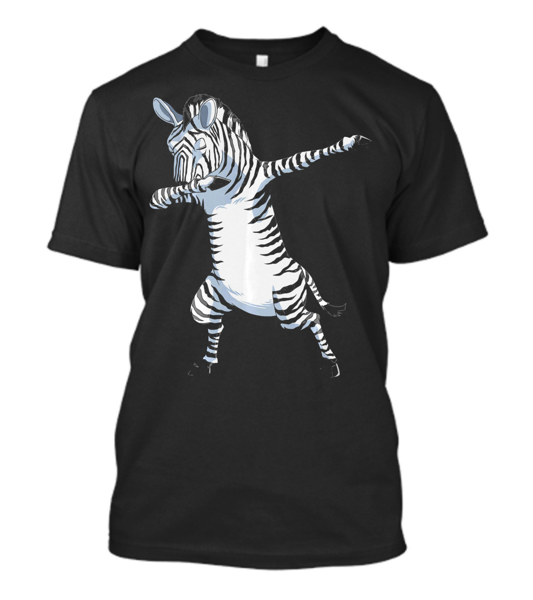 Dabbing Zebra Dab Zebra Dabbing Zoo Them Striped Dance T-Shirt