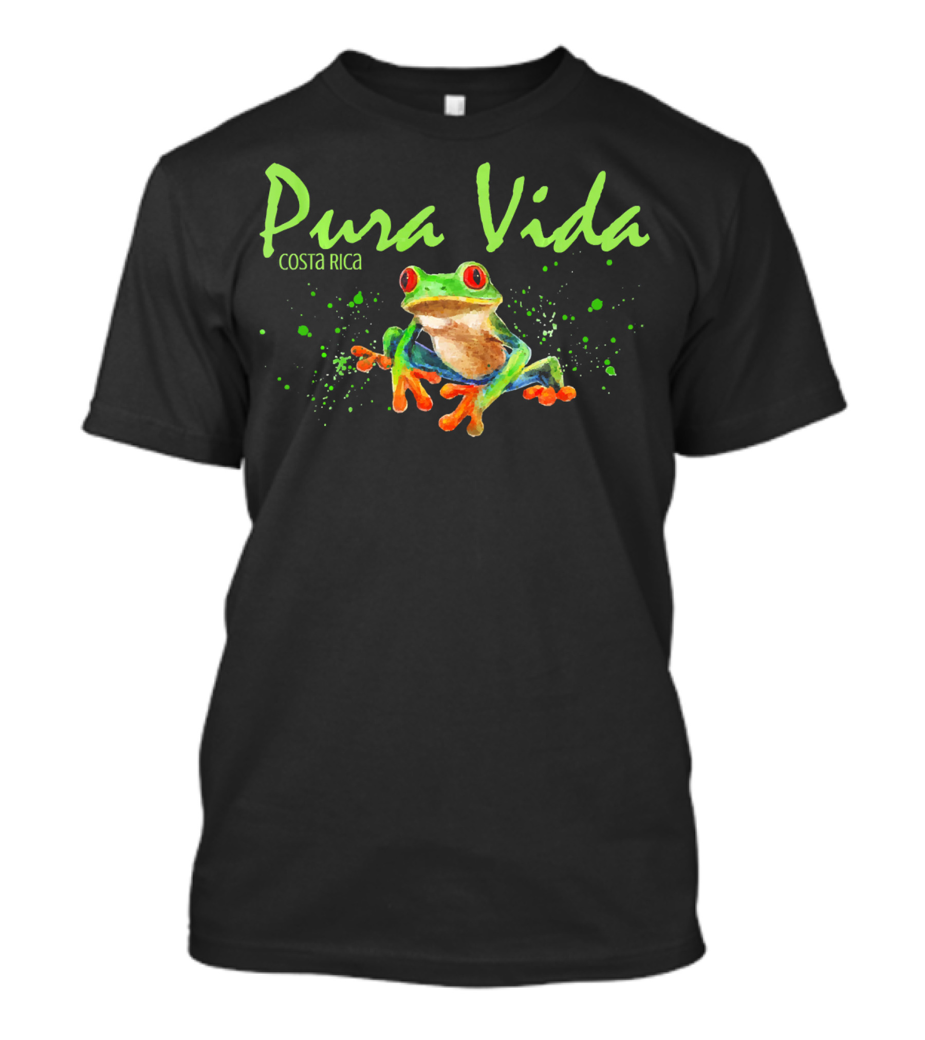 Pura Vida Costa Rica Rain Forest Frog T-Shirt