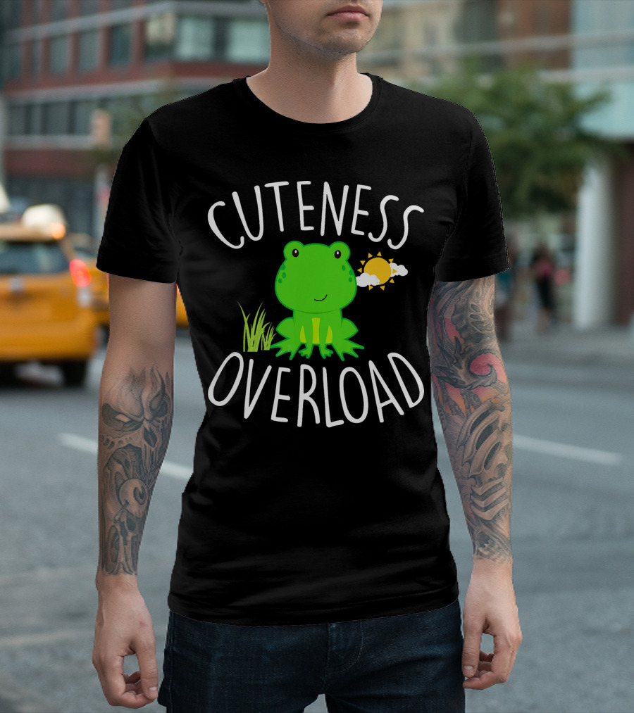 Cuteness Overload Cute Frog Lover T-Shirt