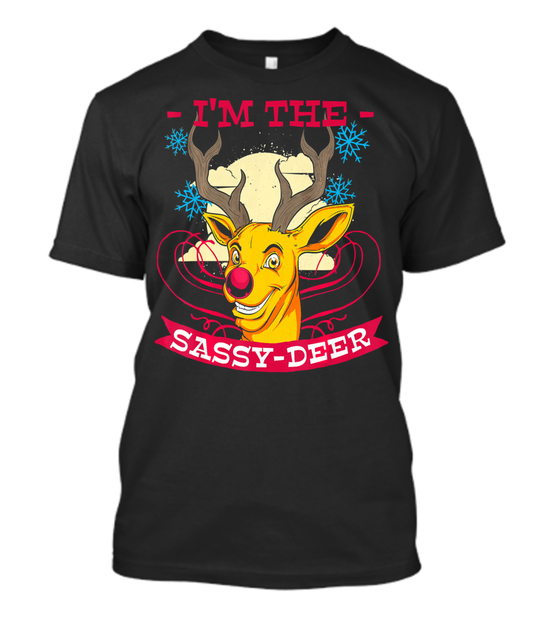 I'M THE SASSY DEER Xmas Holiday T-Shirt