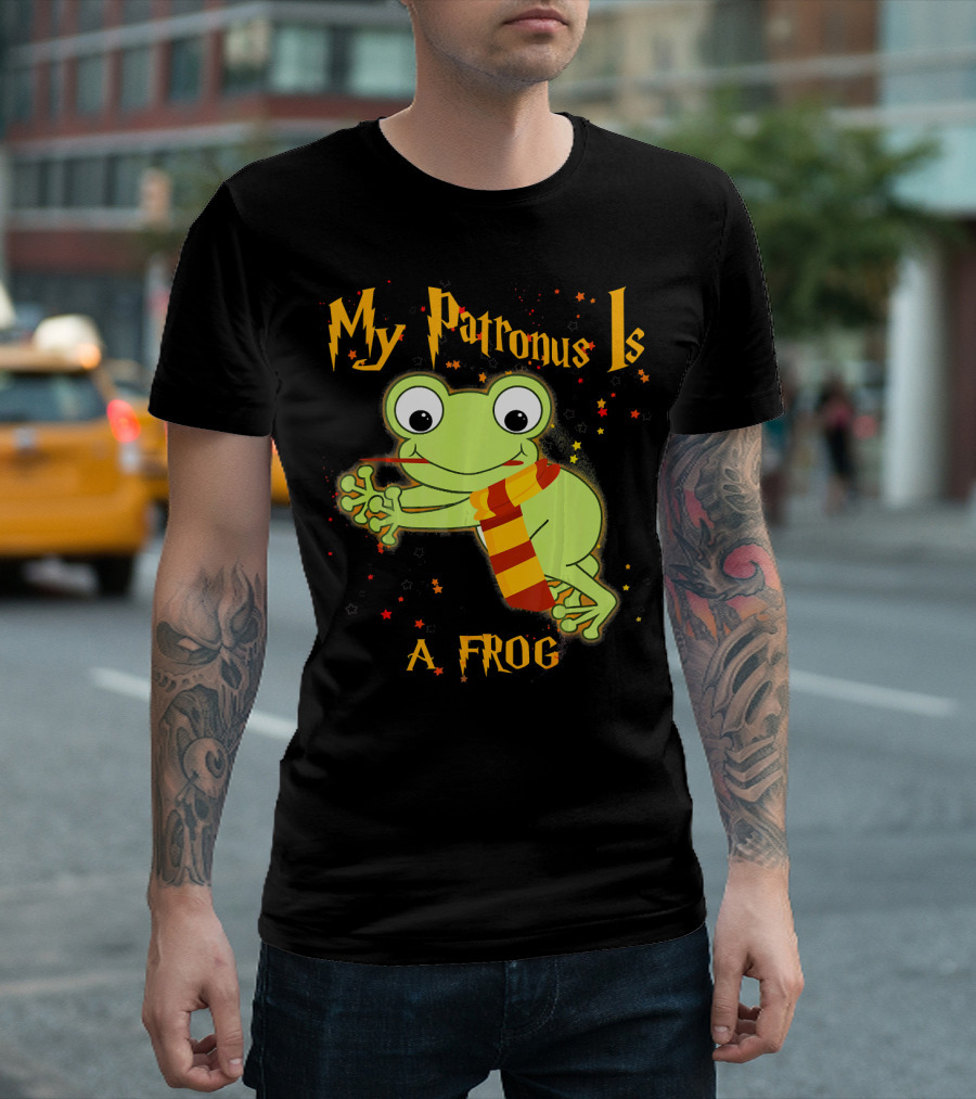 My Patronus Is A Frog Frog Scarf Starry Night T-Shirt