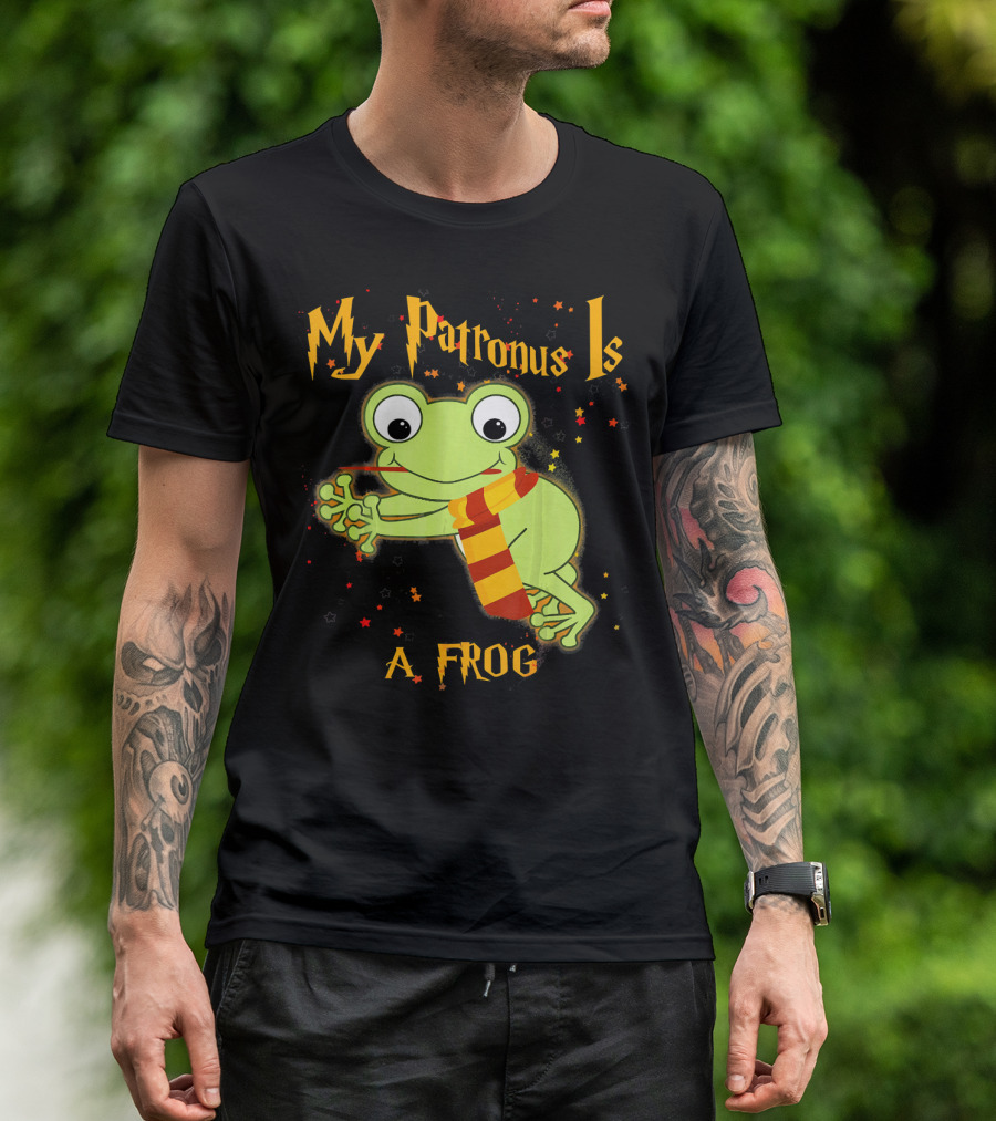 My Patronus Is A Frog Frog Scarf Starry Night T-Shirt