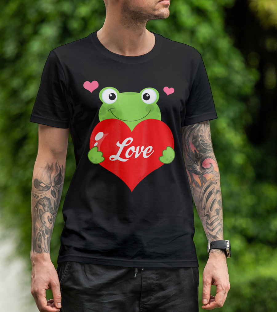 I Love Frogs For Frog Lovers T-Shirt