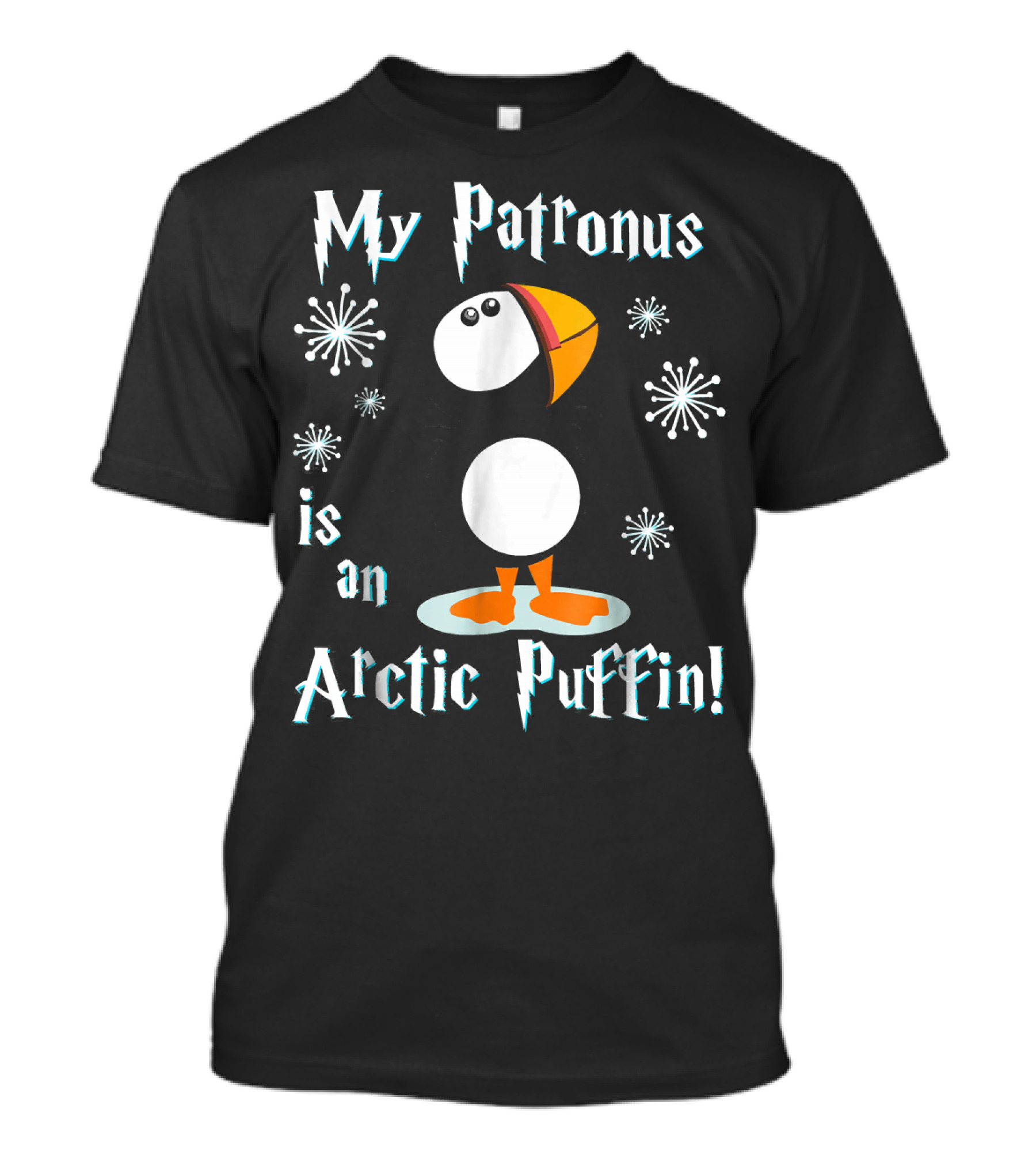 My Patronus Is An Arctic Puffin Snowflake Magic T-Shirt