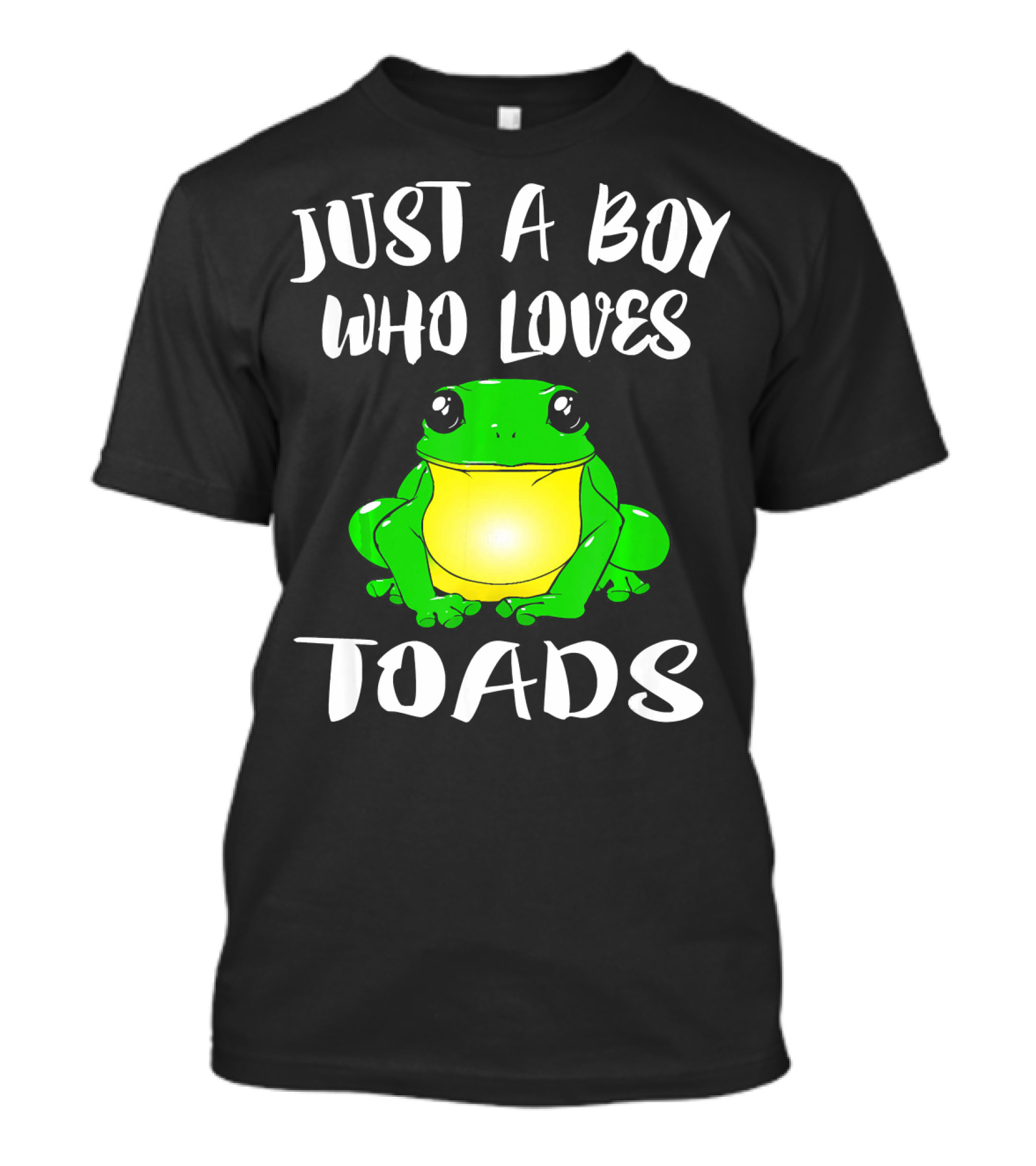 Just A Boy Who Loves Toads Frog Lover T-Shirt