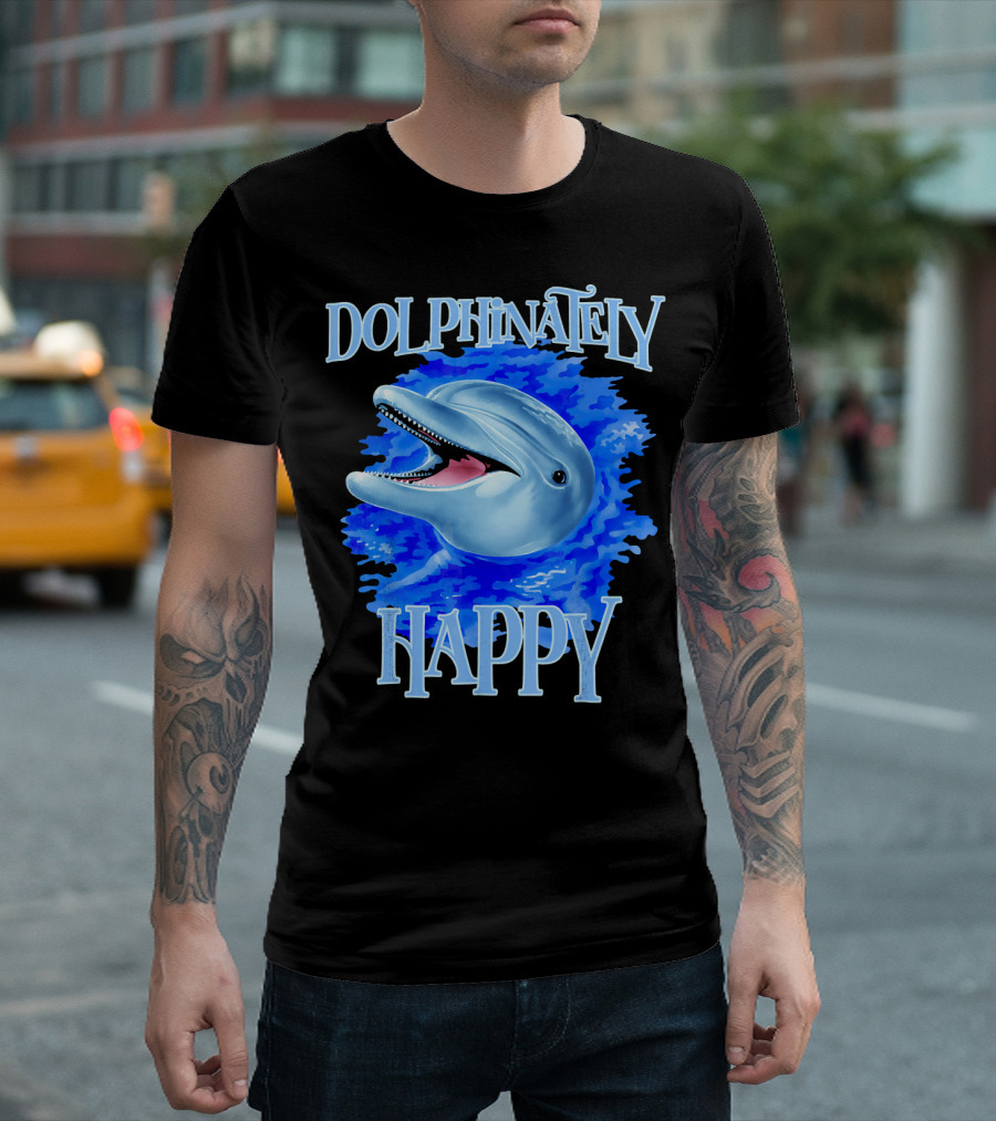 Dolphinately Happy Dolphin T-Shirt