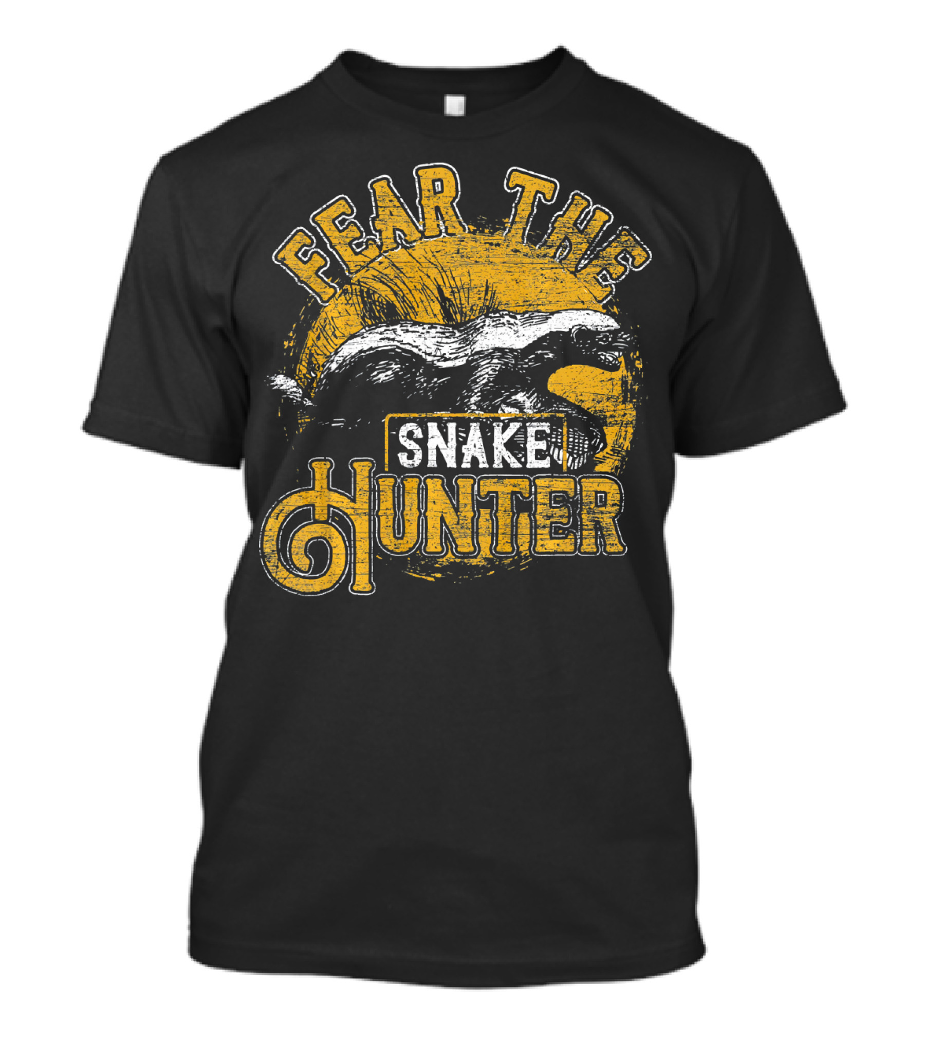 Fear The Snake Hunter Vintage Animal T-Shirt
