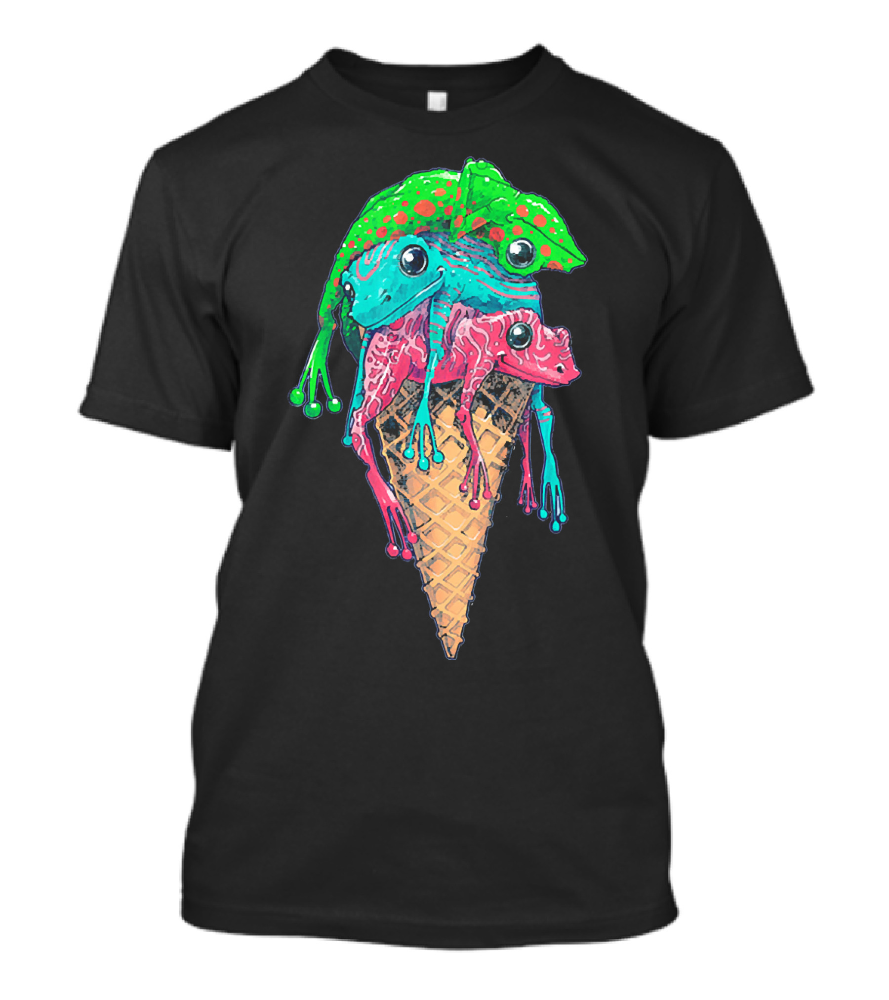 Frog Icecream Cool T-Shirt