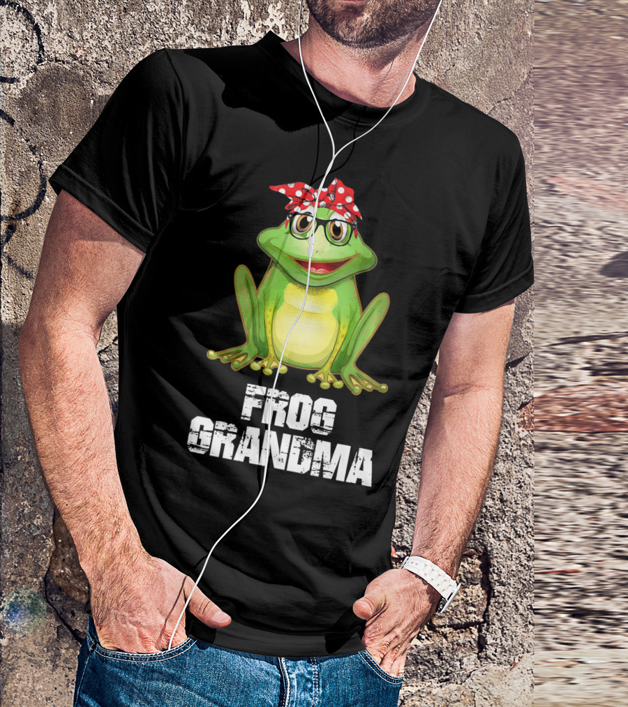 Frog Grandma Nana Mothers Birthday T-Shirt