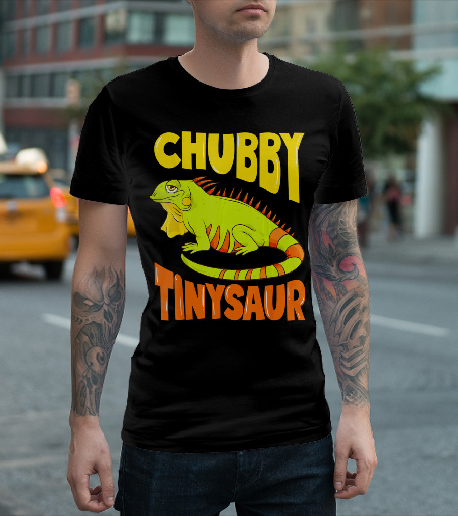 Chubby Tinysaur Iguana Lizard T-Shirt