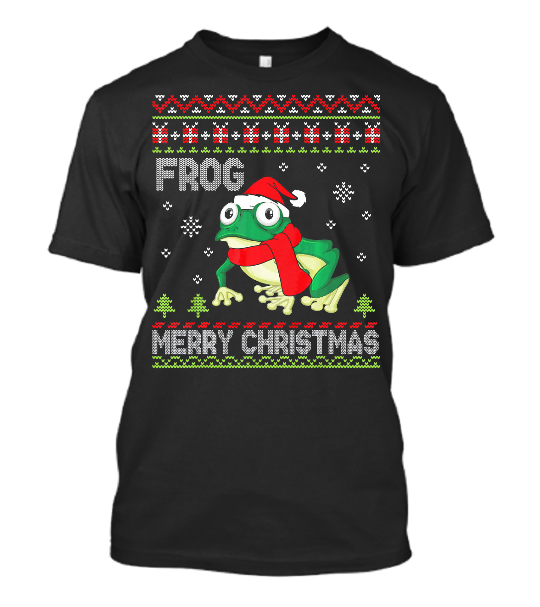 Frog Noel Merry Christmas Ugly T-Shirt