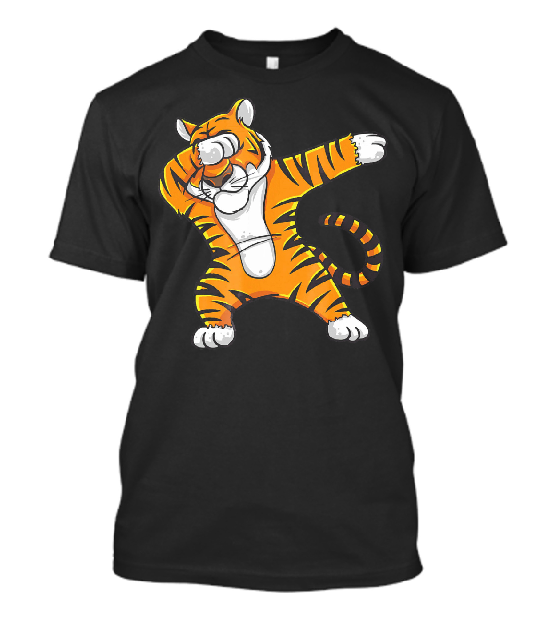 Funny Dabbing Tiger Perfect For Fans Of Dance And Humor T-Shirt