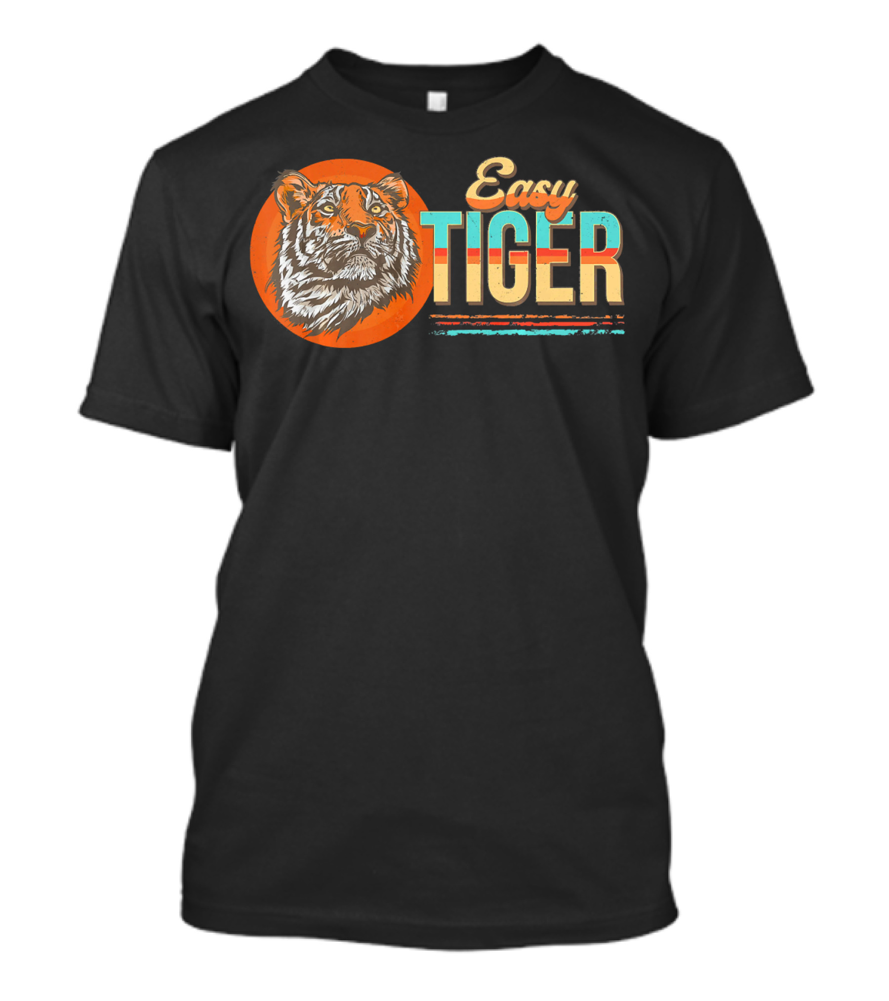 Easy Tiger Retro Vintage Tiger T-Shirt