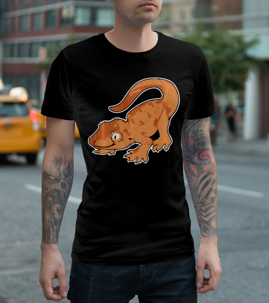Epic Orange Crested Gecko T-Shirt