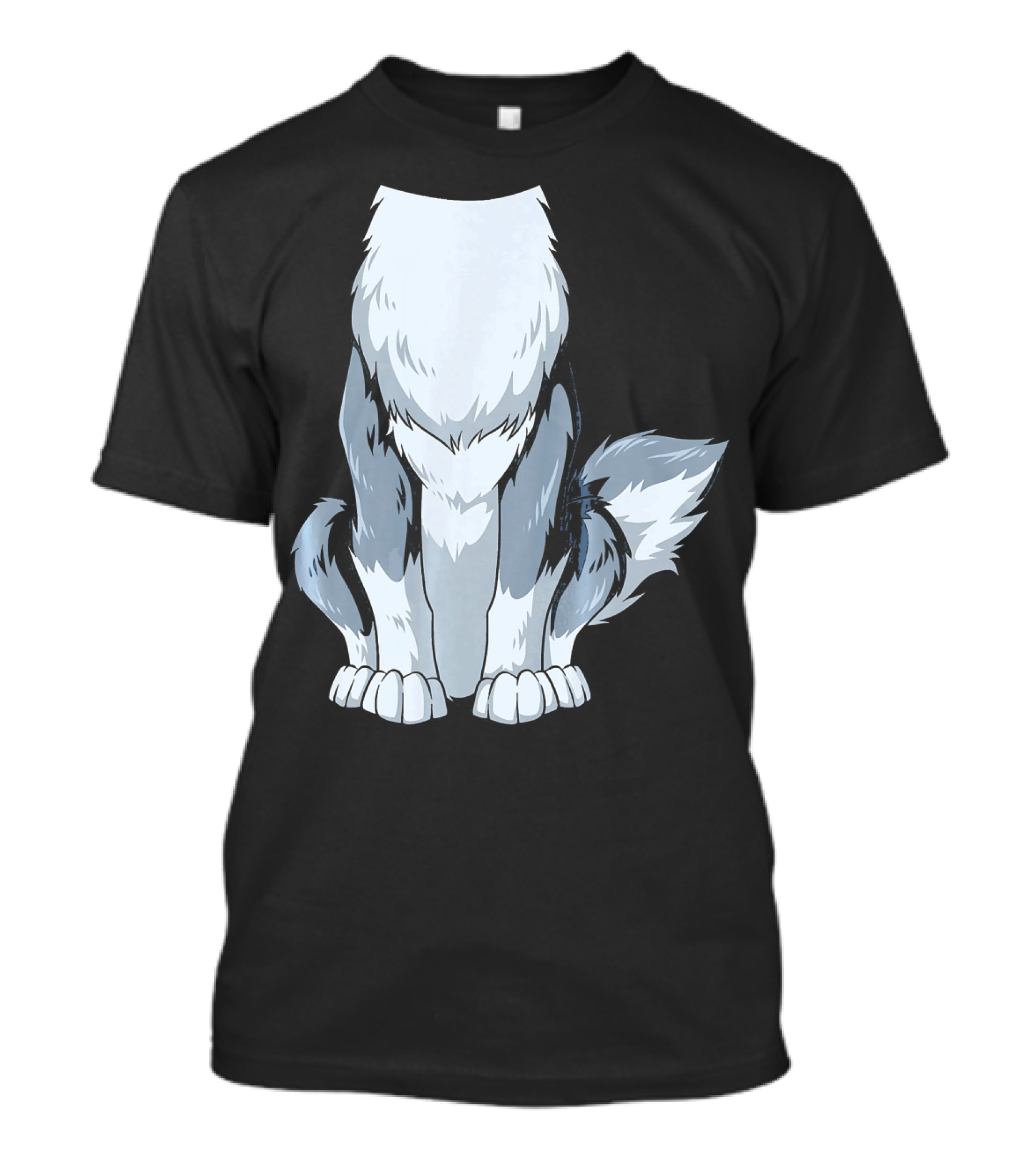 Easy Wolf Costume Wolf Body Headless Wolf T-Shirt