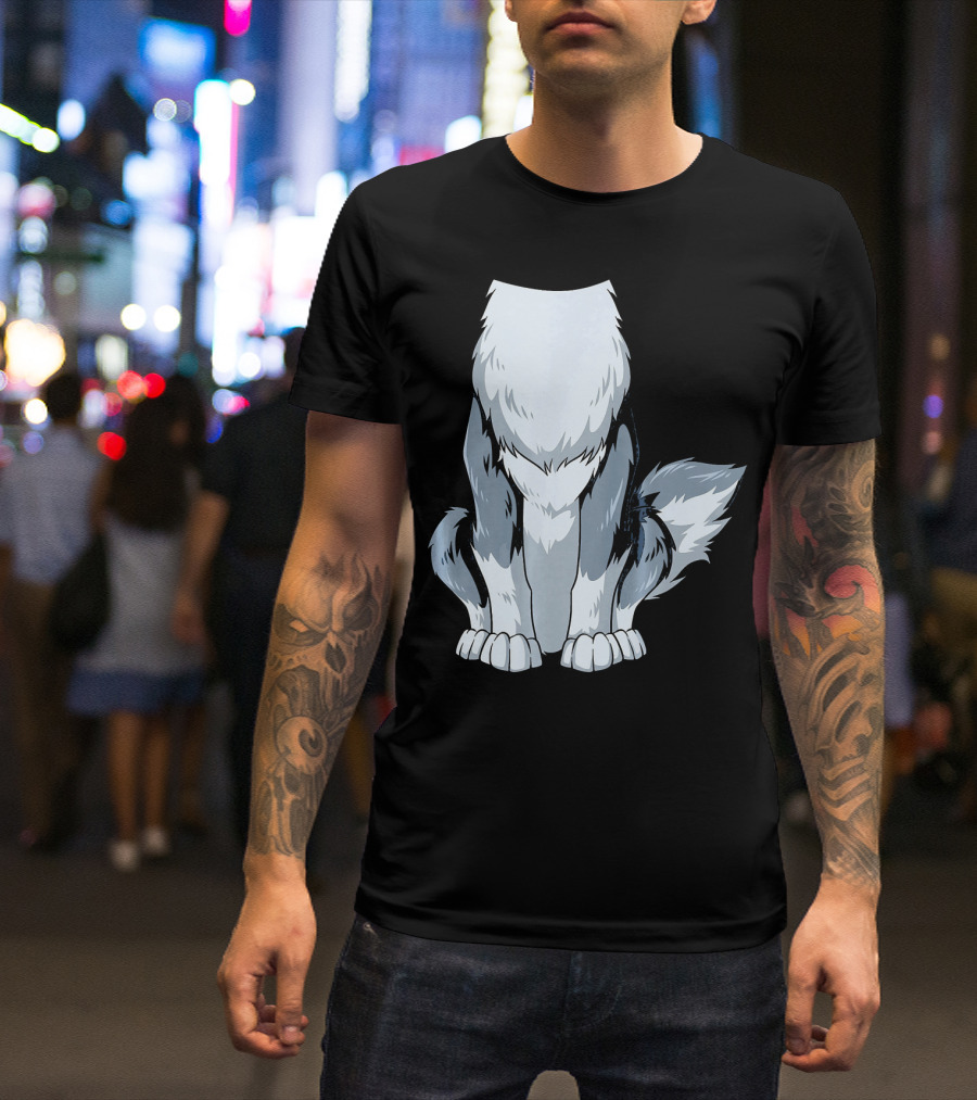 Easy Wolf Costume Wolf Body Headless Wolf T-Shirt