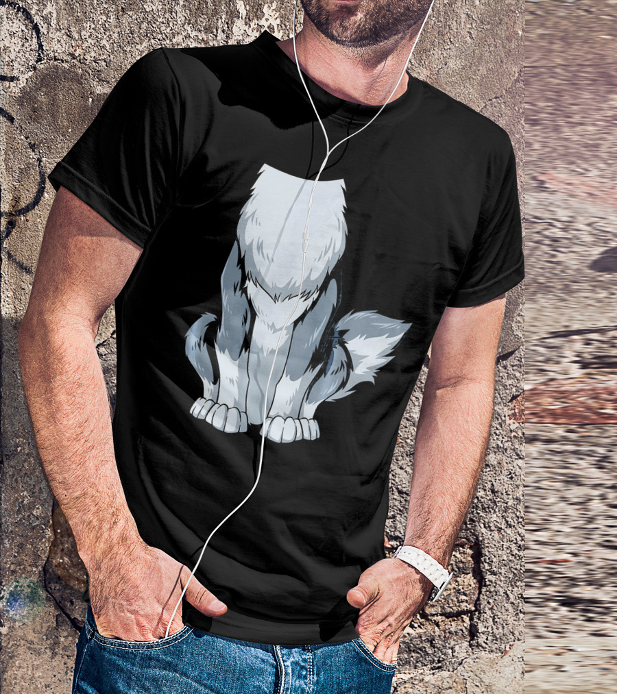 Easy Wolf Costume Wolf Body Headless Wolf T-Shirt