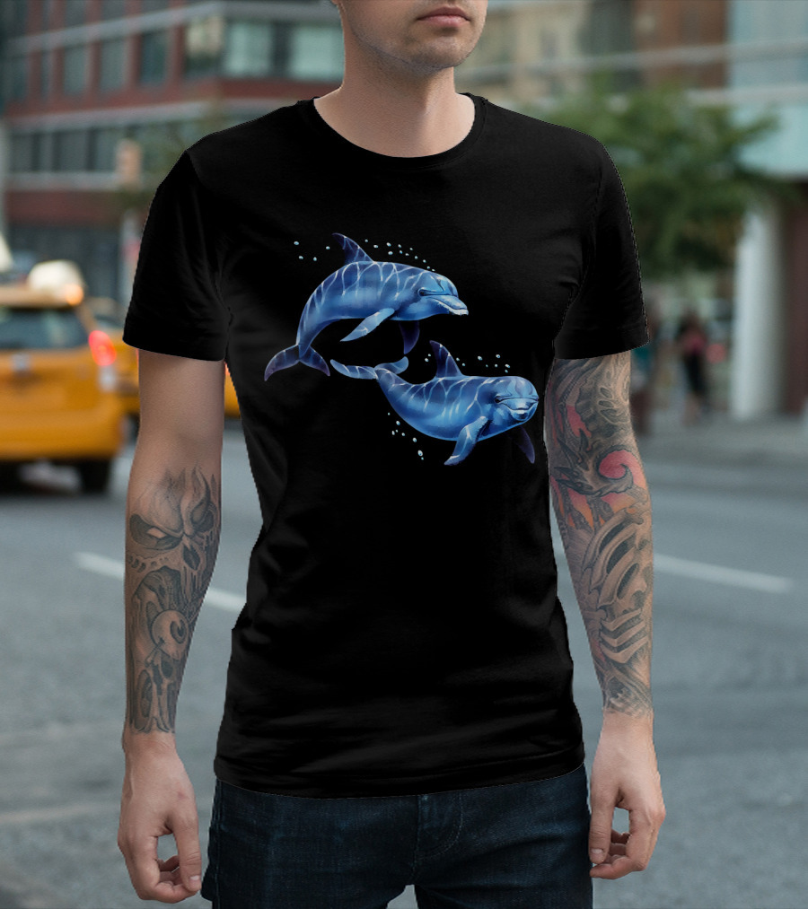 Dolphin Sea Life Ocean Animals Nature T-Shirt