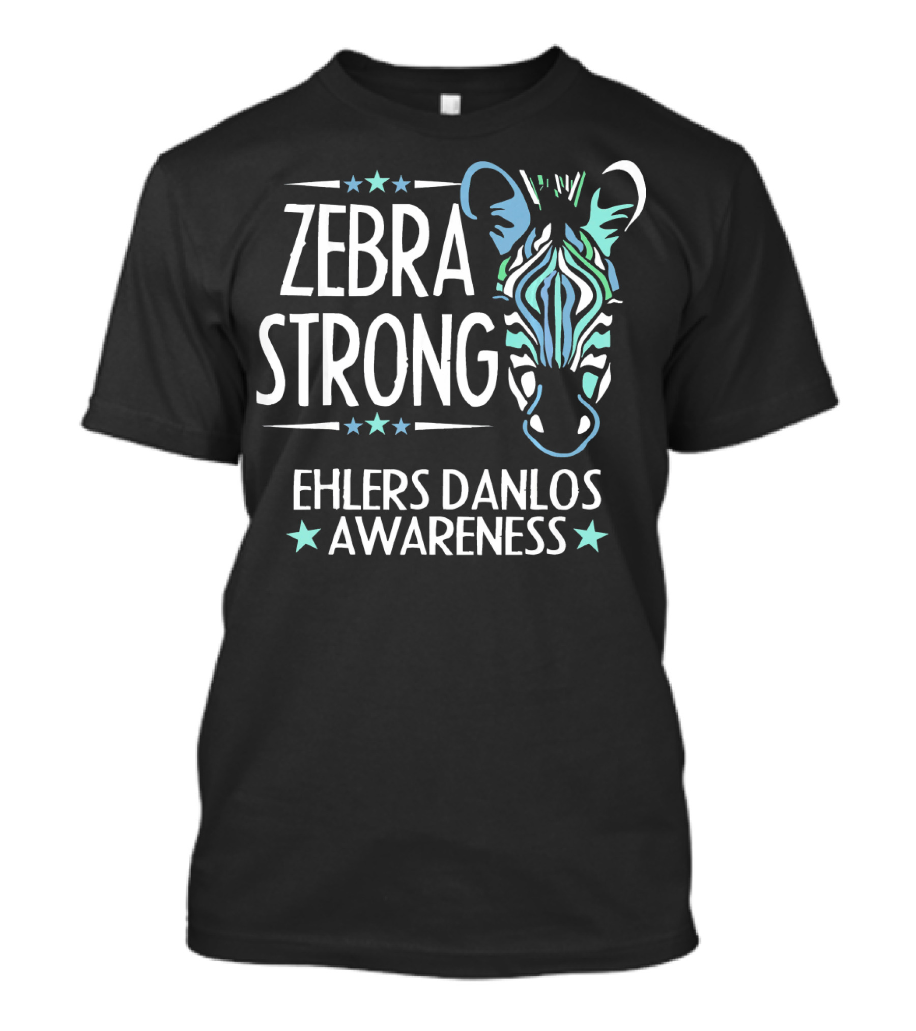 Zebra Strong Ehlers Danlos Awareness T-Shirt