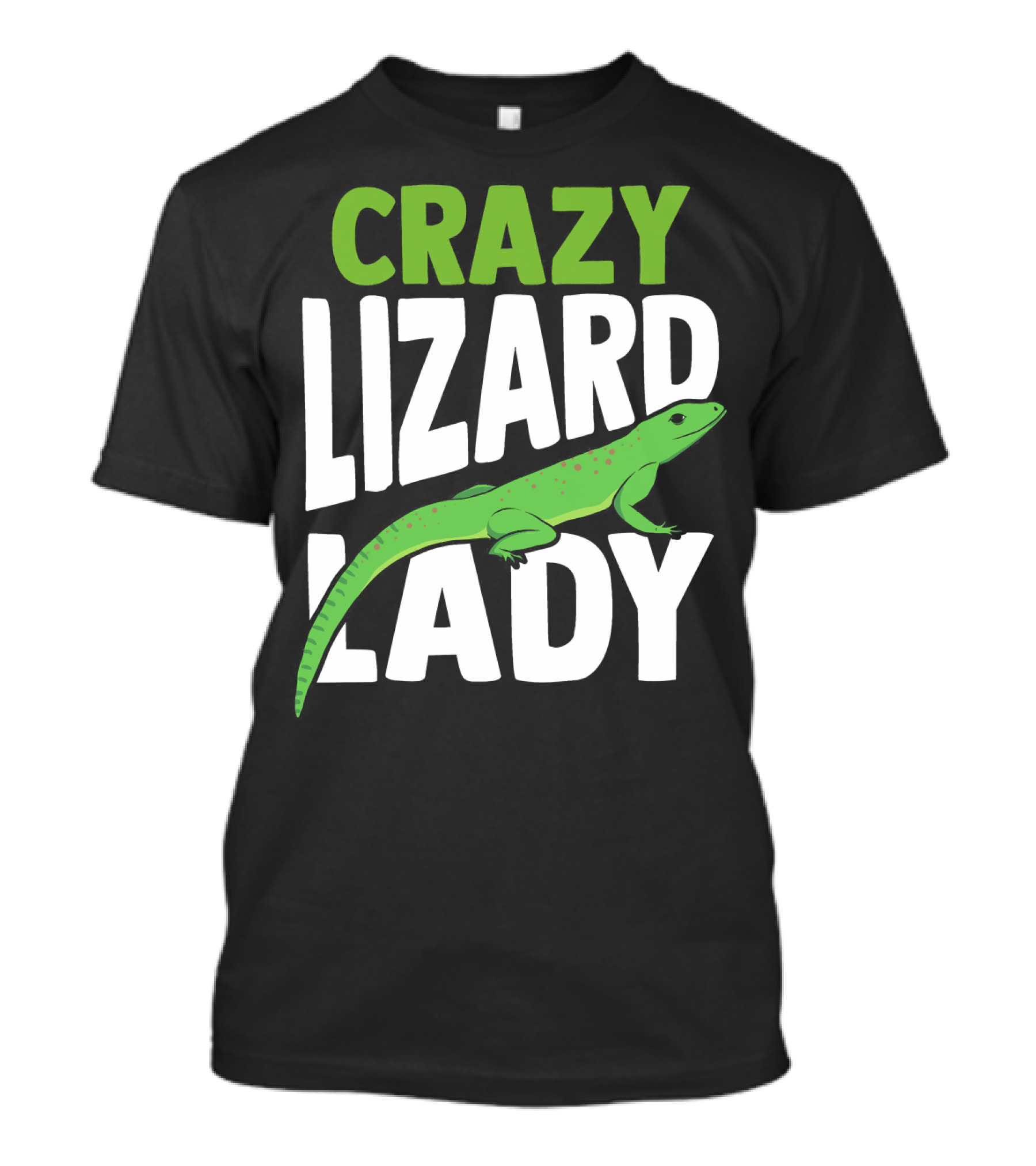 Crazy Lizard Lady Gecko Skink Bearded Dragon T-Shirt