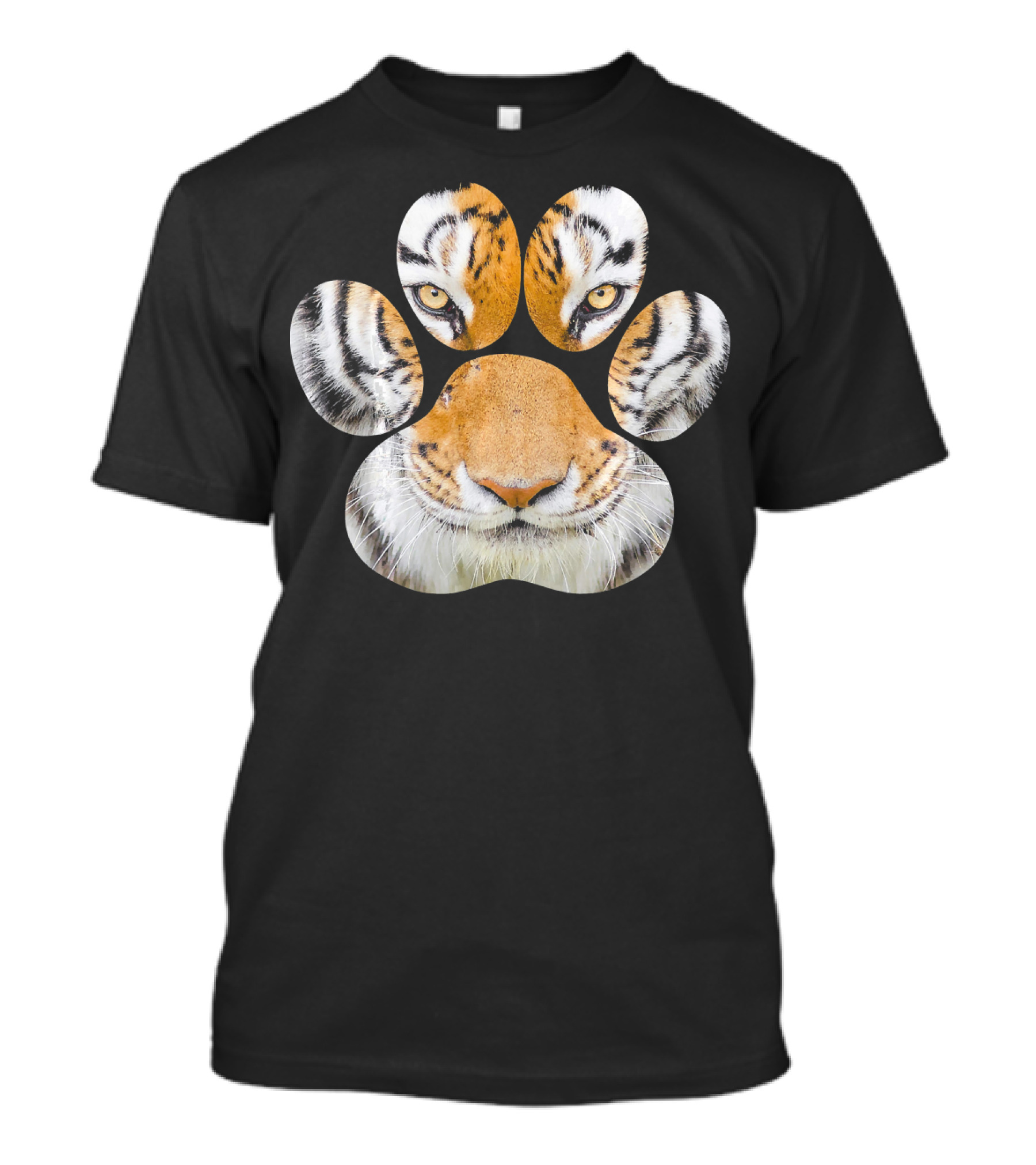 Tiger Eyes Paw Animal Cat Cheetah Leopard T-Shirt