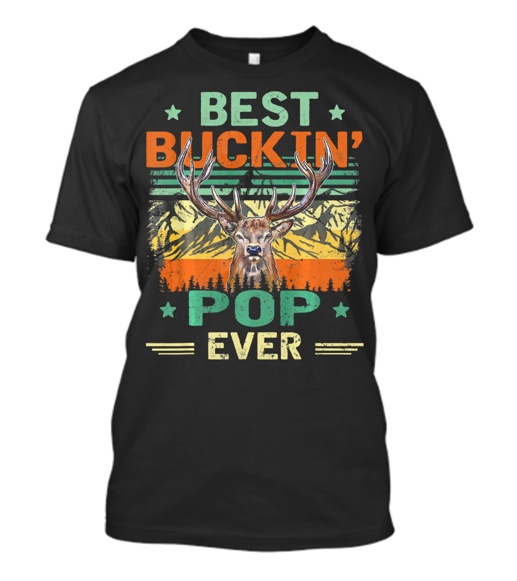 BEST BUCKIN' POP EVER DEER HUNTER VINTAGE T-Shirt