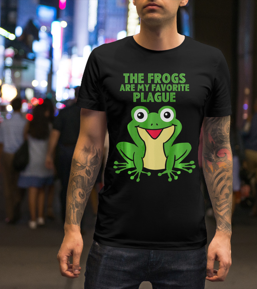 The Frogs Are My Favorite Plague Pesac Ribbit T-Shirt